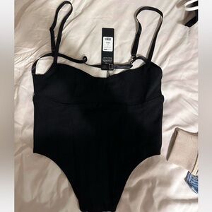 Black Strappy Corset
